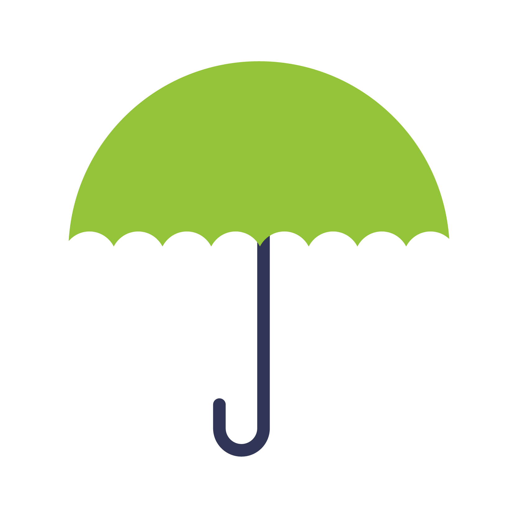 umbrella with handle