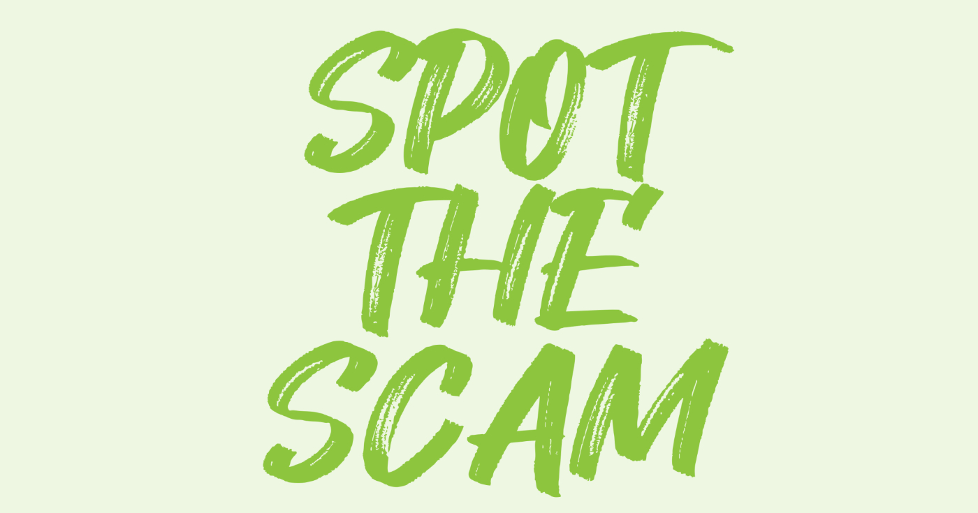 Spot the Scam Graphic 3